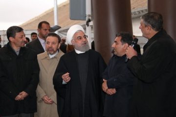 افتتاح آزادراه تهران-شمال با حضور روحانی