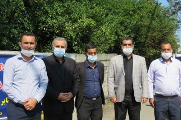 آسفالت روستای تیرکده علیا بخش مرکزی شهرستان نور با حضور مسئولین افتتاح شد