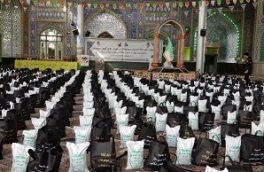 توزیع ۷٠٠ بسته معیشتی از محل موقوفات بابل بین نیازمندان