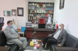 دیدار مدیرعامل شرکت بهدشت چمستان با رئیس اداره فرهنگ و ارشاد اسلامی شهرستان نور