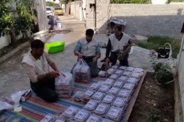   اهدا ۲۵۰ کیلوگرم گوشت قربانی به نیازمندان فریدونکناری