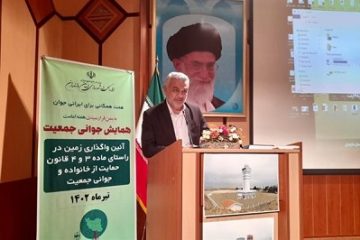 فاز دوم تحویل زمین در طرح جوانی جمعیت شهریورماه امسال انجام می‌شود