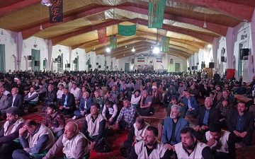 نخستین سالگرد شهدای خدمت در نور برگزار شد+ تصاویر