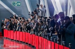 همراه با هشتمین روز جشنواره فیلم فجر/صف بازیگران زن سینمای ایران روی فرش قرمز جشنواره + عکس