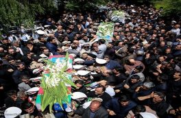 پیکر شهدای حادثه تروریستی تهران تشییع شد