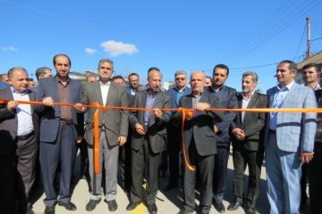 افتتاح طرح هادی روستاهای باریکلا و ورازده علیا چمستان