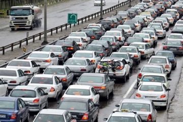 ترافیک نیمهسنگین در محورهای شمال/افزایش احتمال ریزش سنگ در جادههای مازندران