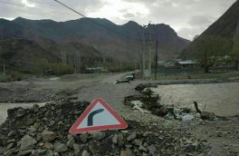 خسارت شدید به محور مواصلاتی دوآب به بلده