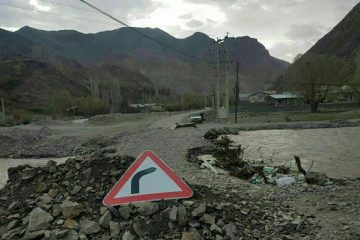 خسارت شدید به محور مواصلاتی دوآب به بلده