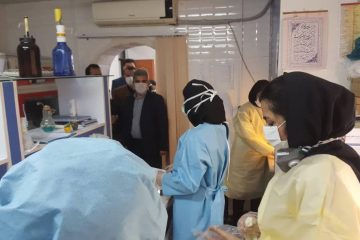 بازدید فرماندارعباس آباد ازبیمارستان امام خامنه ای