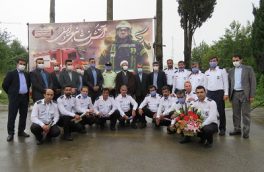تجلیل از آتش نشانان فداکار شهرداری ایزدشهر