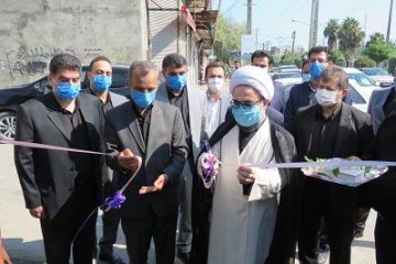 افتتاح و کلنگ زنی پروژه های عمرانی شهرداری و شورای اسلامی شهر رویان در هفته دولت