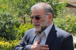 پیکر شهید فخری زاده برای طواف به حرم مطهر رضوی منتقل شد
