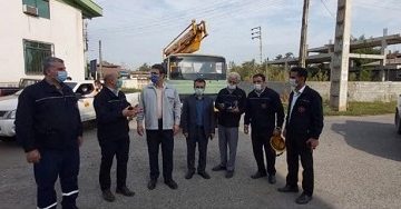 اقدامات همزمان ارتقای تاب آوری شبکه ها در شهرستانهای غرب مازندران