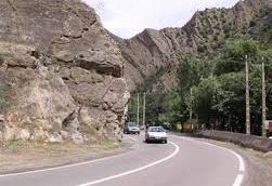 محور کندوان مسدود شد