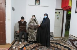 تکریم بسیج رسانه شهرستان نور از مادر شهید مدافع حرم «علی جمشیدی»