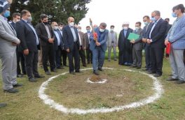 کلنگ احداث شهرک کشاورزی در نور به زمین زده شد