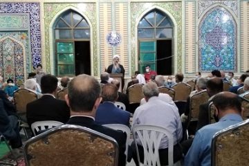 پرده‌برداری از ضریح امامزاده عباس(ع) بندپی بابل در دهه کرامت