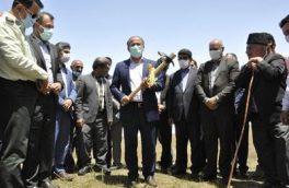 آیین کلنگ‌زنی پژوهشکده اقلیم خزری دانشگاه مازندران در پردیس تحقیقاتی نیراسم