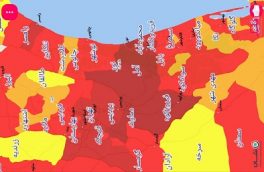 ۱۵ شهرستان در لیست قرمز کرونایی