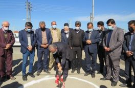 کلنگ پروژه اصلاح طرح هندسی ورودی شرقی شهر چمستان به زمین زده شد