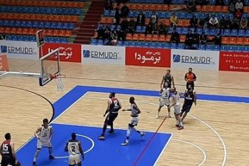 کاله مازندران جایگاه دومی لیگ برتر بسکتبال را حفظ کرد