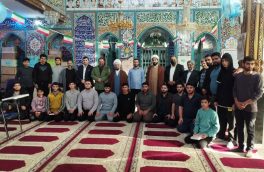 دیدار مسئولان شهرستان نور با دانش آموزان و دانشجویان در مراسم روحانی اعتکاف