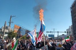 گزارش تصویری از راهپیمایی ۲۲ بهمن در شهر نور