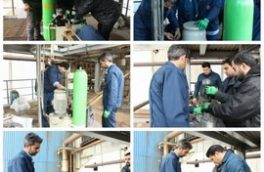 تعمیر پمپ های پیستونی واحدهای بخار به دست کارکنان نیروگاه نکا