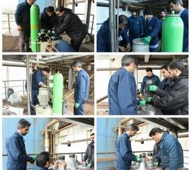 تعمیر پمپ های پیستونی واحدهای بخار به دست کارکنان نیروگاه نکا