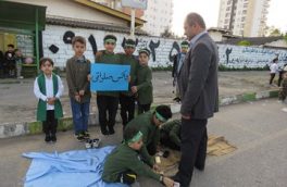 هفتمین سالگرد شهید مدافع حرم علی جمشیدی در شهرستان نور برگزار شد
