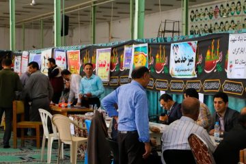 برپایی میز خدمت‌‌ در میعادگاه عاشقان نمازگزار روز جمعه در شهرستان نکا