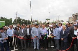 پروژه اصلاح هندسی و دور برگردان ورودی ایزدشهر افتتاح شد