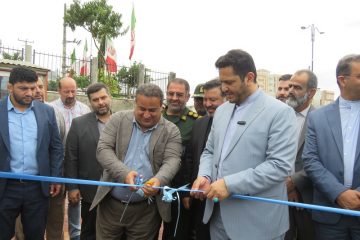 پروژه پیاده روسازی ضلع شرقی تمیشان رود افتتاح شد