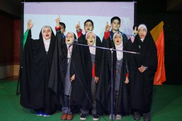 برگزاری گرامیداشت هفته بسیج با حضور دانش آموزان دبستان شاهد و مبین در کانون فرهنگی تربیتی معرفت ناحیه ۱ساری
