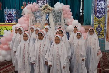 برپایی جشن تکلیف حدود ۶۰۰ دانش آموز نوری