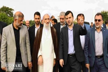 بازدید نماینده ولی‌فقیه در مازندران از پروژه سیدالشهدای خدمت (پل تا پل)