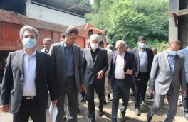 بازدید استاندار مازندران از سایت پسماند شهرستان نور
