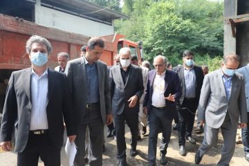 بازدید استاندار مازندران از سایت پسماند شهرستان نور