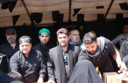 برپایی ایستگاه صلواتی شهرداری نور در روز عاشورا