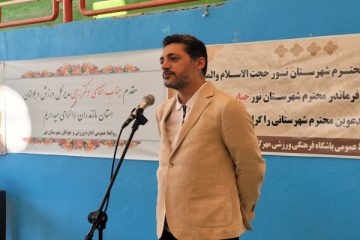 گام ارزشمند مدیرعامل تیم والیبال مهرگان برای سالن امام خمینی (ره) نور