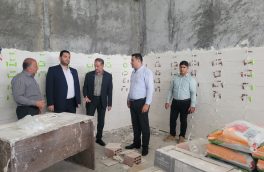 بازدید فرماندار و نماینده مجلس‌ از روند بازسازی سالن امام خمینی(ره) نور