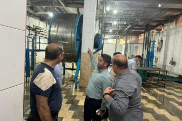 بازدید شهردار نور از کشتارگاه نیمه صنعتی