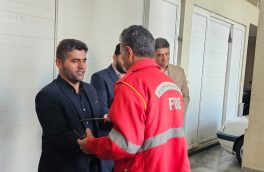 شهردار و اعضاء شورای اسلامی شهر نور از آتش نشانان تجلیل کردند