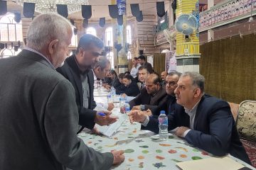 حضور شورای اسلامی شهر چمستان در میزخدمت و در راستای برطرف کردن مشکلات