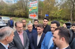 بازدید وزیر میراث فرهنگی، گردشگری و صنایع دستی از پارک جنگلی نور