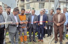 پروژه بازسازی میدان کارگر نور افتتاح شد