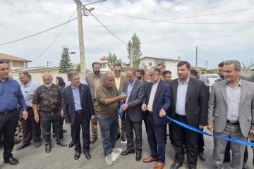 پروژه آسفالت روستای تیرکده سفلی با هزینه ۶۰ میلیارد تومان افتتاح شد