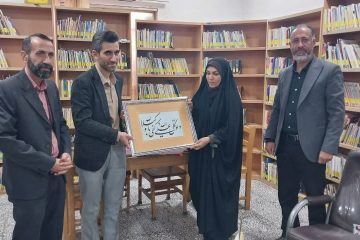 دیدار رئیس اداره فرهنگ و ارشاد اسلامی شهرستان نکا با رئیس کتابخانه عمومی
