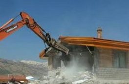 قلع و قمع ۲۰ بنای غیرمجاز در چمستان نور